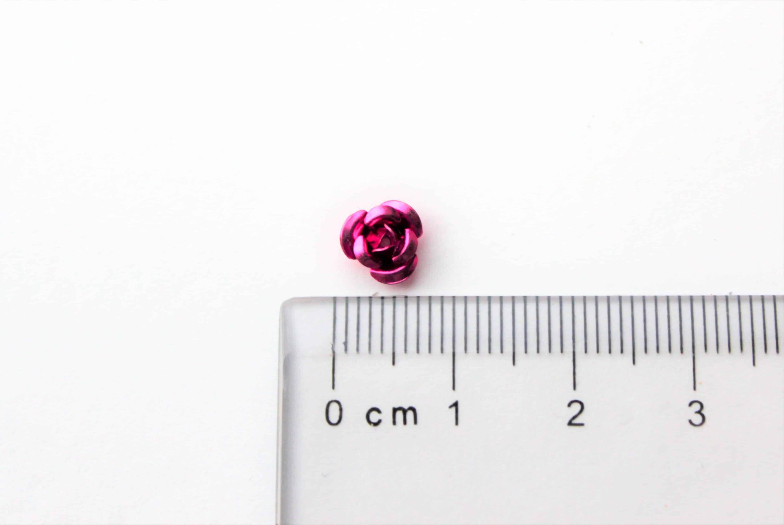 Metallperler, rosa roser - Bilde 2