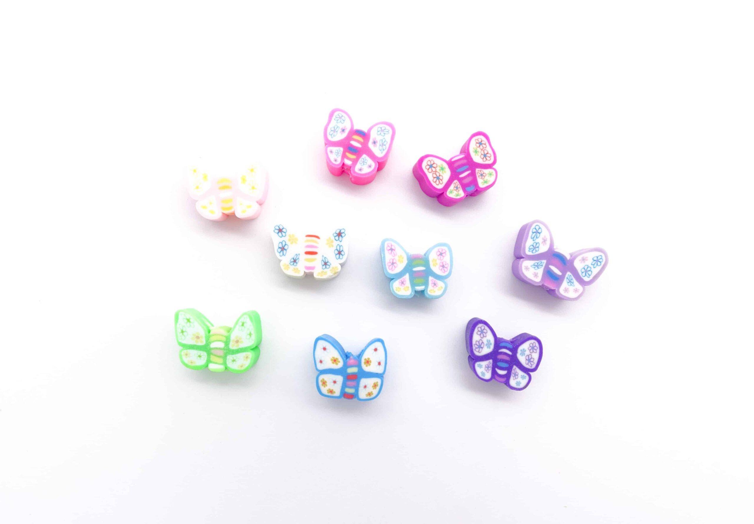 Polymer Clay perler, forskjellige motiv - Bilde 3