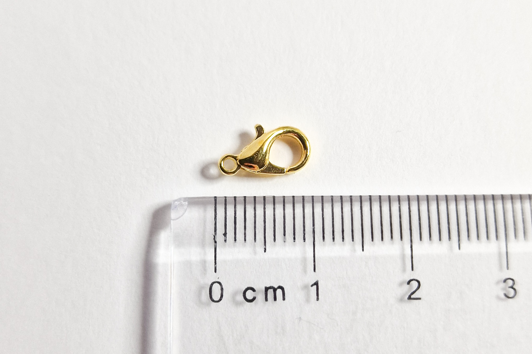 Låser, gullfarget, 10mm, 10pk - Bilde 2