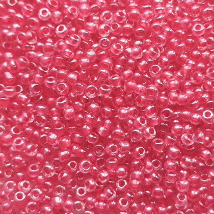 Seed beads, rød, 3mm