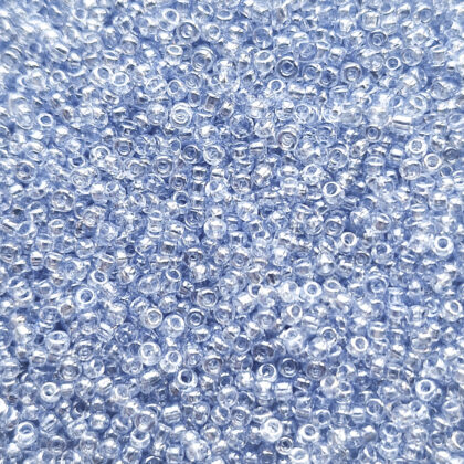 Seed beads, lys blå, 1,8mm