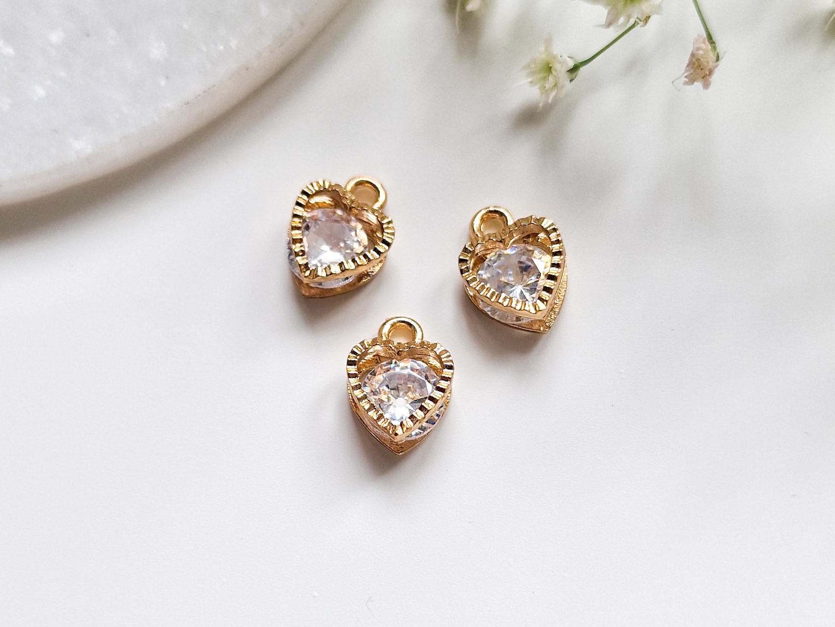 Anheng, hjerte, med Cubic zirconia - Bilde 3
