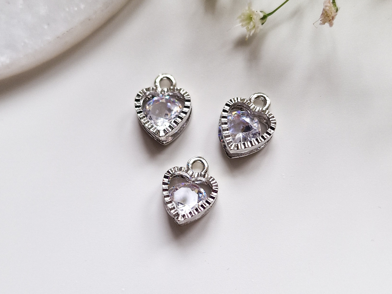 Anheng, hjerte, med Cubic zirconia - Bilde 4
