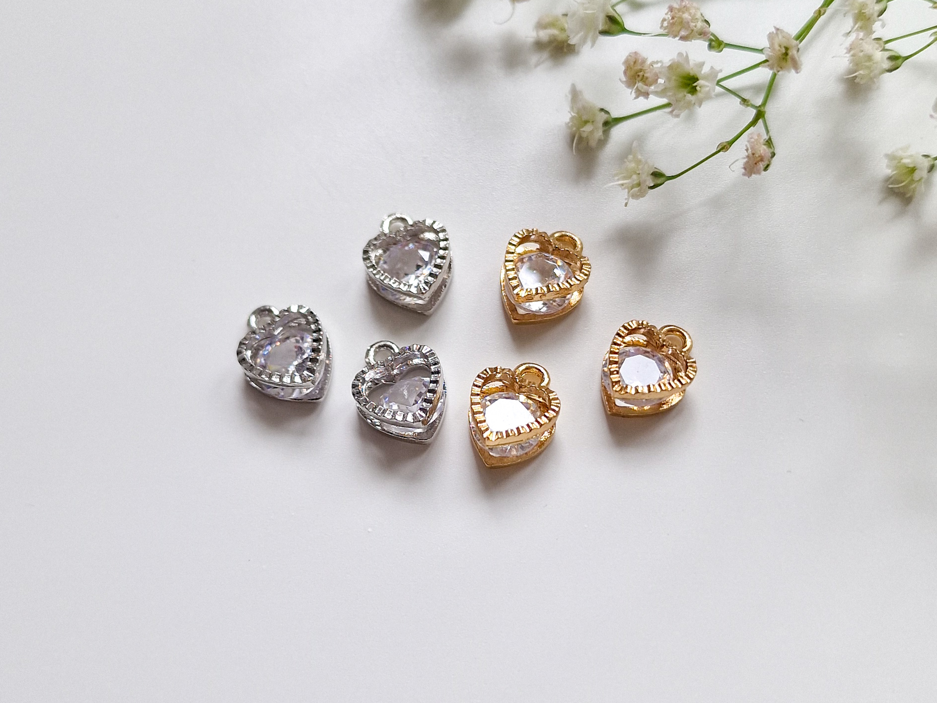 Anheng, hjerte, med Cubic zirconia - Bilde 7