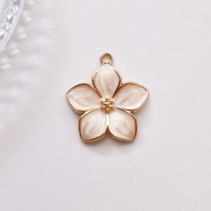 Anheng stor, beige blomst
