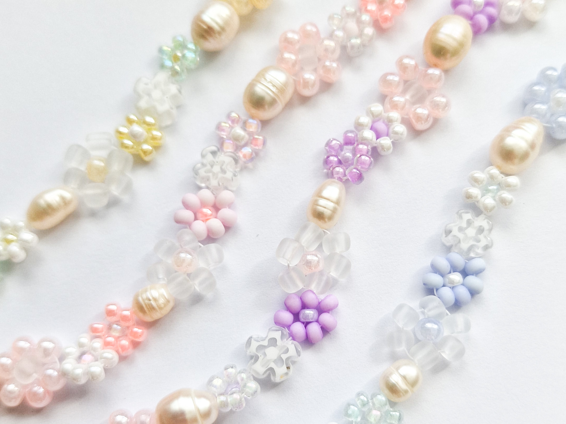 Blomster armbånd
