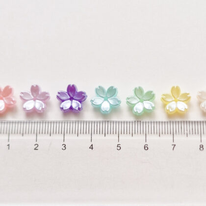 Akrylperler, blomster