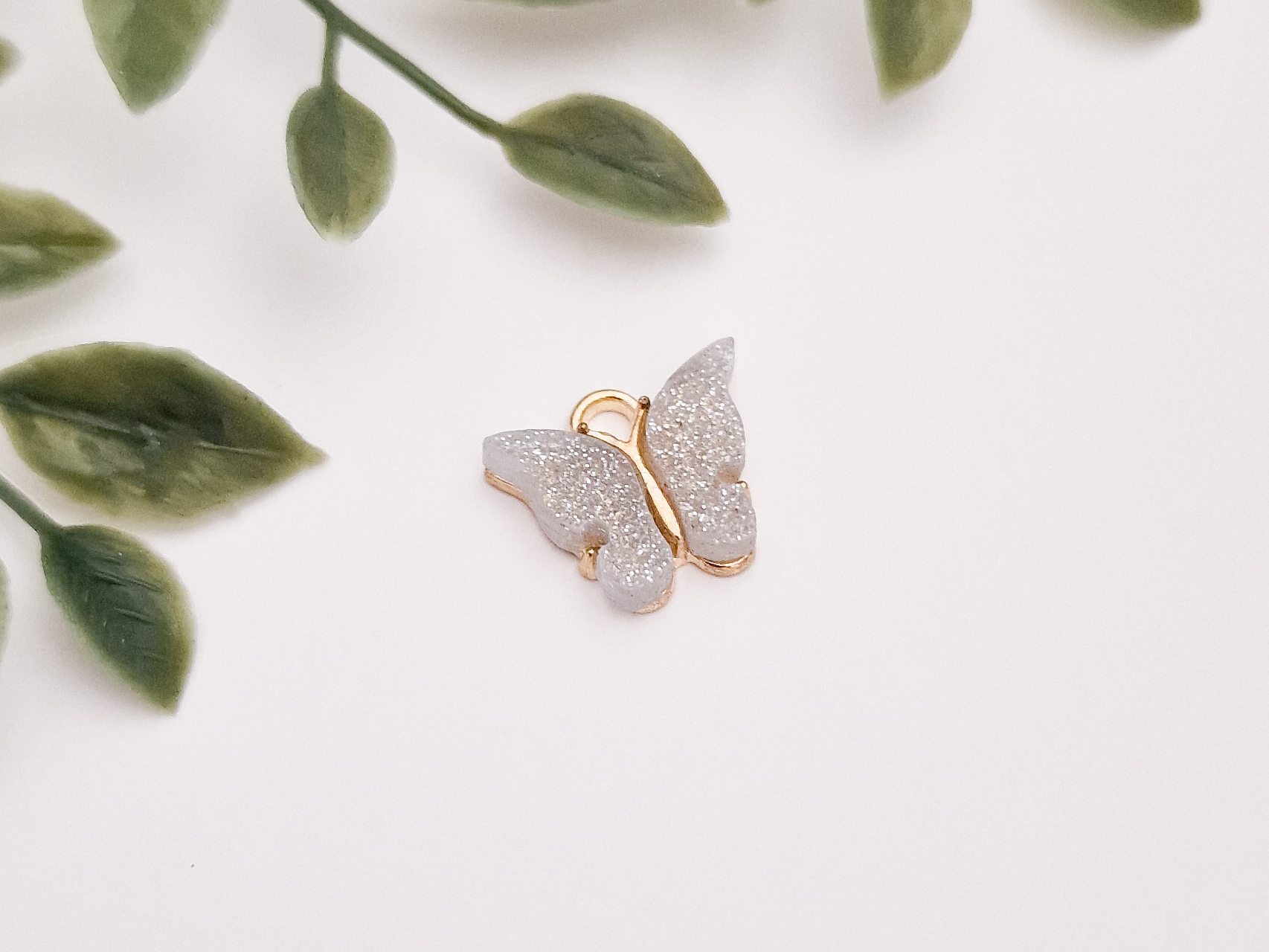 Anheng, sommerfugler med glitter. - Bilde 6