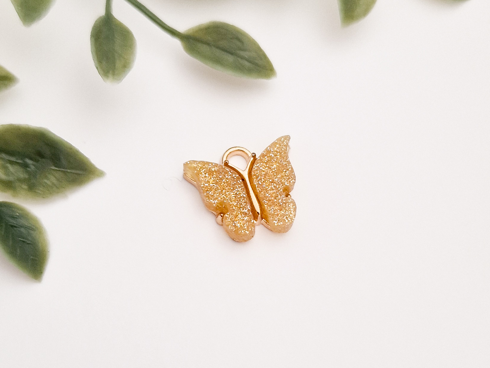 Anheng, sommerfugler med glitter. - Bilde 4