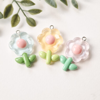 Anheng, store blomster 3pk