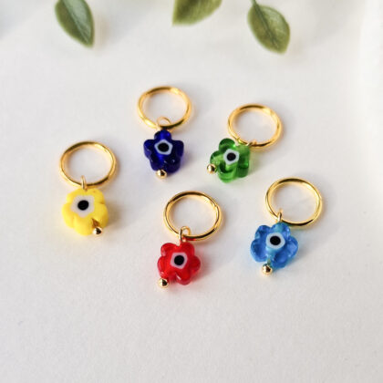 Mini maskemarkører, fargerike blomster