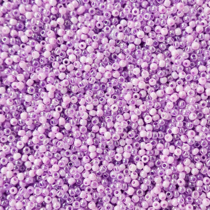 Seed beads, lilla mini mix 2mm