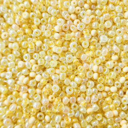 Seed beads, Solstråler, 3mm