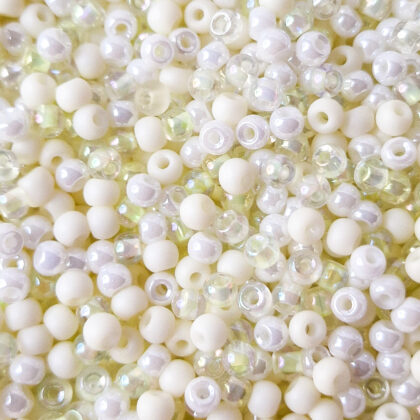 Seed beads, 4mm, stjernestøv