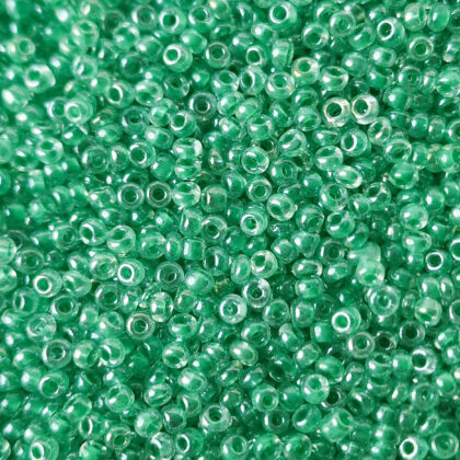 Seed beads, sjøgrønn, 3mm