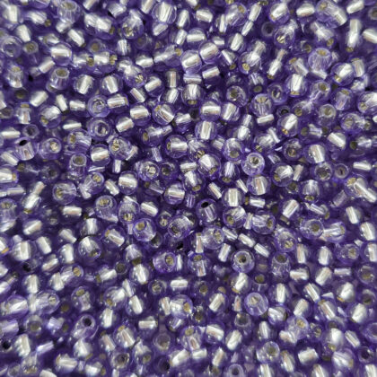 Seed beads, 4mm,  blålilla